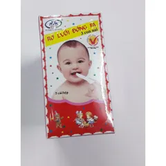 Rơ lưỡi Đông Pha Vệ Sinh Răng Miệng Cho Bé - Hộp 5 cái