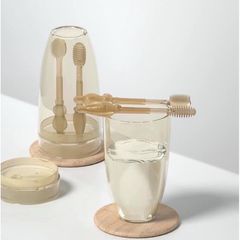 Set Rơ Lưỡi Bàn Chải Silicon Cho Bé 0-18 Tháng - An Toàn, Tiện Lợi, Hỗ Trợ Vệ Sinh Răng Miệng, Kèm Cốc Đựng