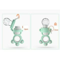 Túi Nhai Ăn Dặm Chống Hóc MISUTA - Bộ 3 Múm Silicon An Toàn, Dùng Cho Bé Từ 4 Tháng Tuổi - Giúp Bé Thoải Mái Khi Ăn Dặm