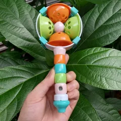 Xúc Xắc Kèn PaPa's Thái Lan - Lục Lạc Kèm Sáo Thổi, Đồ Chơi Sắc Màu Kèm Âm Thanh Cho Bé
