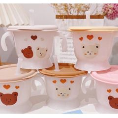 Cốc Tập Hút MumBéBé 3 Giai Đoạn - Cốc Tập Uống Nước An Toàn Cho Bé Ăn Dặm Từ 5 Tháng, Chống Sặc, Thiết Kế Thông Minh