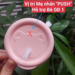 Cốc Tập Hút MumBéBé 3 Giai Đoạn - Cốc Tập Uống Nước An Toàn Cho Bé Ăn Dặm Từ 5 Tháng, Chống Sặc, Thiết Kế Thông Minh