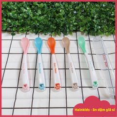 Thìa Báo Nóng Cocobear Cho Bé - Thìa Ăn Dặm Silicon Có Hộp, An Toàn Cho Trẻ Nhỏ, Tiện Lợi Cho Mẹ, Hỗ Trợ Tập Ăn Dặm