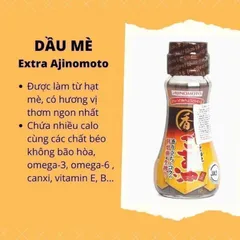 Combo 4 Loại Dầu Mè Ajinomoto/dầu Oliu Ajinomoto/Óc Chó Đức/ Dầu Gạo Tsuno - Trộn Cháo Cho Bé - [Date 6/2026]
