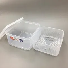Hộp đựng kèm rổ đựng ráo nước 600ml Nakaya nội địa Nhật Bản