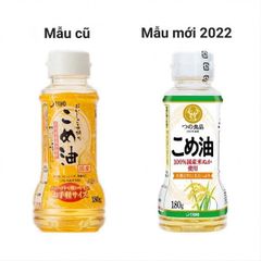 [Date 9/2025]Dầu Gạo Hữu Cơ Tsuno Nhật Bản - Chuyên Chiên Xào Cho Bé Ăn Dặm, 180gr