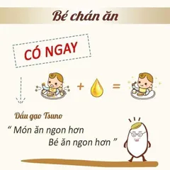 [Date 9/2025]Dầu Gạo Hữu Cơ Tsuno Nhật Bản - Chuyên Chiên Xào Cho Bé Ăn Dặm, 180gr
