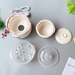 Nắp Sứ Thay Thế và Lõi Thố Sứ Cho Nồi Bear 0.8L - Phụ Kiện Dự Phòng Nồi Nấu Chậm DDZ-B08D1, Lõi Sứ Chưng Cách Thủy