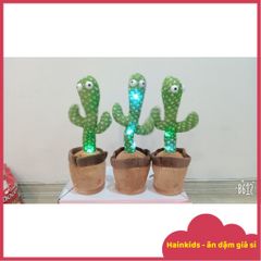 Xương Rồng Nhảy Múa LED, Nhại Tiếng, Hát Tiếng Việt - Đồ Chơi Hỗ Trợ Tập Nói Cho Bé Từ Sơ Sinh Đến 5 Tuổi