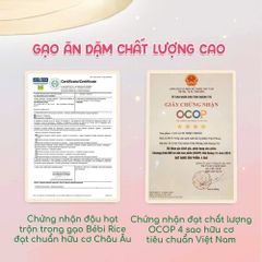 Gạo Hữu Cơ Ăn Dặm Bébi Organic - Gạo Xát Dối Giàu Dinh Dưỡng, An Toàn Cho Bé, Phù Hợp Với Giai Đoạn Ăn Dặm, HSD 09/05/2026