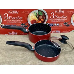Bộ Nồi/Quánh Chảo 16cm Chống Dính Kèm Nắp Thủy Tinh Pearl Chế Biến Đồ Ăn Dặm Cho Bé - Hàng Nội Địa Nhật