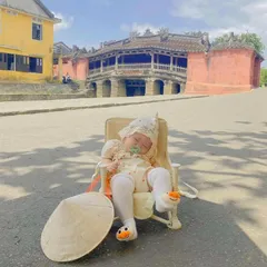 Ghế Hoo Hàn Quốc - Siêu Xinh, Siêu Gọn Nhẹ. Ghế ăn Dặm đa Năng Du Lịch, để Trước Xe Máy, Mang được Lên Máy Bay