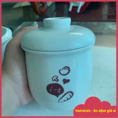 Phụ Kiện, Thố Sứ/Lõi Sứ 0.5 L, Lõi Sứ Nhỏ Nồi Bear-thố Sứ Nồi Nấu Cháo Chậm, Thố Sứ 0,5l Dùng Cho Nồi Bear 2l5 SUBE003