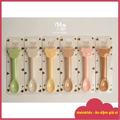 Bát Ăn Dặm Silicon Hình Gấu Mumbebe - Đế Hít Chống Đổ An Toàn Cho Bé - Vật Dụng Tập Ăn Dặm Cao Cấp