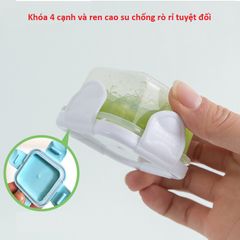Hộp Trữ Đông Thực Phẩm Cho Bé Ăn Dặm 150ml & 60ml - Nắp Gài Chống Rò Rỉ, Khay Nhựa Cao Cấp, Tiện Lợi Mang Đi Ngoài