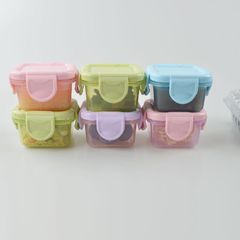 Hộp Trữ Đông Thực Phẩm Cho Bé Ăn Dặm 150ml & 60ml - Nắp Gài Chống Rò Rỉ, Khay Nhựa Cao Cấp, Tiện Lợi Mang Đi Ngoài