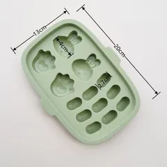 Khuôn Silicon 2 In 1 Làm Bánh, Xúc Xích và Hấp Trứng Có Nắp Đậy - Dụng Cụ Bếp Tiện Ích Cho Bé Yêu