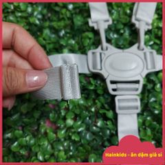 Đai An Toàn 5 Điểm Cho Ghế Ăn Dặm, Xe Đẩy, Xe Nôi - Đảm Bảo An Toàn Cho Bé, Chất Liệu Mềm Mại, Khóa Chốt Bấm Chắc Chắn