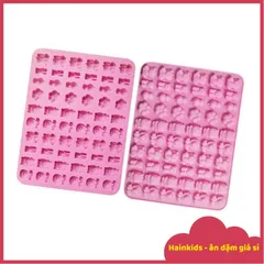 Khuôn Silicon Kẹo Chip Dẻo Cho Bé - Hình Con Vật & Hoa, Chịu Nhiệt, Chống Dính Tốt, Đồ Dùng Nhà Bếp Sáng Tạo