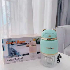 Máy Xay Coco Bear 8 Lưỡi Xay Đồ Ăn Dặm Cho Bé - Cối Thủy Tinh An Toàn, Dễ Sử Dụng, Phù Hợp Cho Rau Củ, Thịt, Bảo Hành 18 Tháng