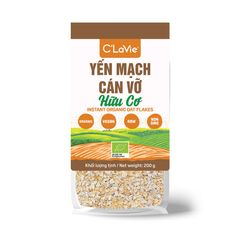 Yến Mạch Cán Vỡ Hữu Cơ C’LaVie 200g & 450g - Yến Mạch Ăn Liền Dinh Dưỡng Cho Bé, Tốt Cho Sức Khỏe, Tiện Dụng Cho Mọi Món Ăn