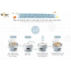 Nồi Bear 2,5l Tử Sa - Nồi Nấu Cháo Chậm Bear DDZ-C25R6