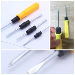 Tua Vít 2 đầu Vặn ốc đa Năng, Tua Vít Thay Pin Đồ Chơi Cho Bé, Thiết Kế Nhỏ Gọn Dễ Dàng Và Tiện ích Sử Dụng