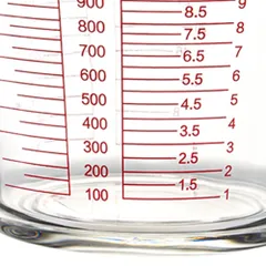 Cốc Đong Thủy Tinh Borosilicate Có Thang Đo và Miệng Chiết, Dung Tích Tùy Chọn 350ml/500ml/1000ml, Dùng Khuấy và Hâm Nóng Thức Ăn