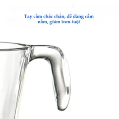Cốc Đong Thủy Tinh Borosilicate Có Thang Đo và Miệng Chiết, Dung Tích Tùy Chọn 350ml/500ml/1000ml, Dùng Khuấy và Hâm Nóng Thức Ăn