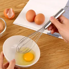 Phới Đánh Trứng Inox Tiện Dụng - Dụng Cụ Cầm Tay Dễ Dàng Vệ Sinh Cho Nhà Bếp Thông Minh
