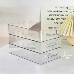 Hộp đựng Mỹ Phẩm để Bàn, Hộp đựng Khẩu Trang Acrylic Trong Suốt, Giỏ đựng đồ ăn Nhẹ, Giá để đồ Lặt Vặt
