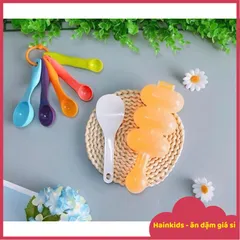 Combo Dụng Cụ Lắc Cơm Viên Kèm Thìa Đong - Bộ 5 Thìa Đong Gia Vị và Dầu Ăn cho Bé Tập Ăn Dặm, Dụng Cụ Tạo Hình Cơm Tròn Xinh