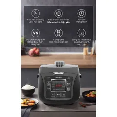 Nồi Cơm Điện Cao Tần HAMM HRC-1591IH (1.8L) - Thiết Kế Sang Trọng, Đa Chức Năng Nấu Cơm, Cháo, Ủ Ấm, Hàng Chính Hãng