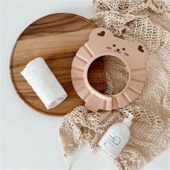 Mũ Gội Đầu Silicon Cao Cấp Chống Nước Cho Bé - Nón Tắm Điều Chỉnh Không Đau, Bảo Vệ Mắt Tai An Toàn, Họa Tiết Dễ Thương