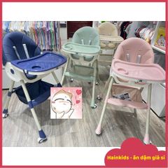 Phụ Kiện Ghế Ăn Dặm Umoo UM-05117/ UM-05145 - Ghế Ngả Lưng, Gấp Gọn, Có Bánh, Thay Thế An Toàn Cho Bé