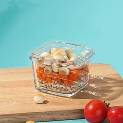 Hũ Thủy Tinh Borosilicate Cao Cấp Trữ Thực Phẩm Cho Đồ Ăn Dặm - Chịu Nhiệt, Dùng Lò Vi Sóng, Dễ Dàng Vệ Sinh
