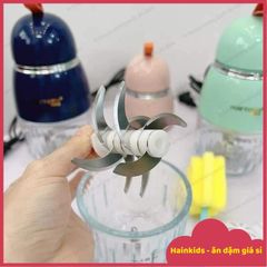 Phụ Kiện Thay Thế Máy Xay Hattiecs 8 Lưỡi - Cối Thủy Tinh, Da.o Xay, Nắp Máy Xay Chính Hãng Tiện Lợi Cho Mẹ và Bé