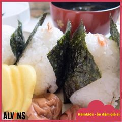 Rong Biển Hữu Cơ Hàn Quốc Alvin - Snack Ăn Liền Giàu Dinh Dưỡng cho Bé, Rong Nướng Tách Muối, Ngày Hết Hạn 6/2026
