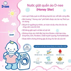 Nước Giặt Quần Áo Trẻ Em D-nee Hồng - Nước Giặt Xả 2 In 1 Dnee Chính Hãng - Can 3L, Hàng Chuẩn Đại Thịnh
