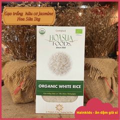 Gạo ST25 Hữu Cơ Hoa Sữa Organic Cho Bé Ăn Dặm - Gạo Ngon Nhất Thế Giới, Chất Lượng Cao, Được Chứng Nhận USDA và EU