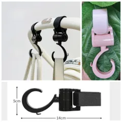 Móc Treo đồ Xe đẩy, Móc Di động Xoay 360* Dùng Cho Xe đẩy, Nôi Xách Em Bé