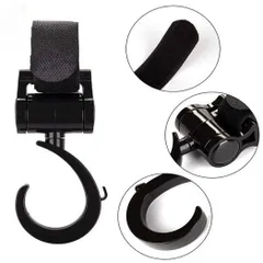 Móc Treo đồ Xe đẩy, Móc Di động Xoay 360* Dùng Cho Xe đẩy, Nôi Xách Em Bé