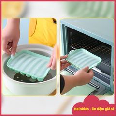 Khuôn Xúc Xích Handmade Silicon Có Nắp - Bộ 6 Cây Làm Đồ Ăn Dặm Cho Bé, An Toàn Chất Xịn, Dễ Dàng Sử Dụng