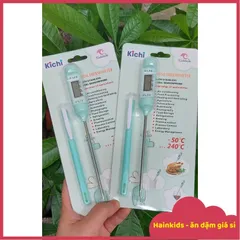 Que Đo Nhiệt Độ Chất Lỏng - Nhiệt Kế Pha Sữa, Nấu Ăn, Đo Nước Tắm Chính Hãng - Độ Chính Xác 99,9%