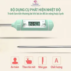 Que Đo Nhiệt Độ Chất Lỏng - Nhiệt Kế Pha Sữa, Nấu Ăn, Đo Nước Tắm Chính Hãng - Độ Chính Xác 99,9%