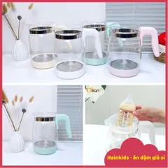 Phụ Kiện Bình Đun Nước Pha Sữa MISAN, Ấm Đun Lẻ MISAN Thủy Tinh, Ấm đun Nước Thay Thế Misan 1300ml