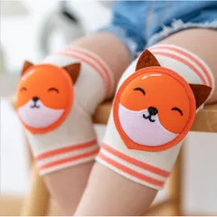 Tất Đầu Gối Tập Bò Tập Đi, Bọc Bảo Vệ Đầu Gối Cho Bé Từ 3 Tháng Tuổi, Cotton Mềm Mại Thoáng Khí Silicon Chống Trượt