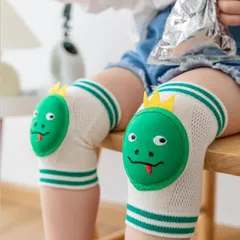 Tất Đầu Gối Tập Bò Tập Đi, Bọc Bảo Vệ Đầu Gối Cho Bé Từ 3 Tháng Tuổi, Cotton Mềm Mại Thoáng Khí Silicon Chống Trượt