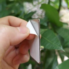 Miếng Dán Thanh Chắn Giường Inox - Phụ Kiện Quây Cũi Vải Chắc Chắn, Giúp Cố Định Thanh Chắn An Toàn Cho Bé