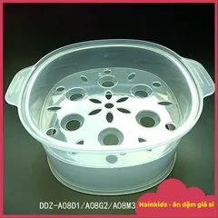 Xửng Hấp Nhựa 0.8L Dùng Cho Nồi Nấu Chậm Bear DDZ-A08 - Tiện Ích Nấu Nướng Vừa Nấu Vừa Hấp, Phụ Kiện Nhà Bếp